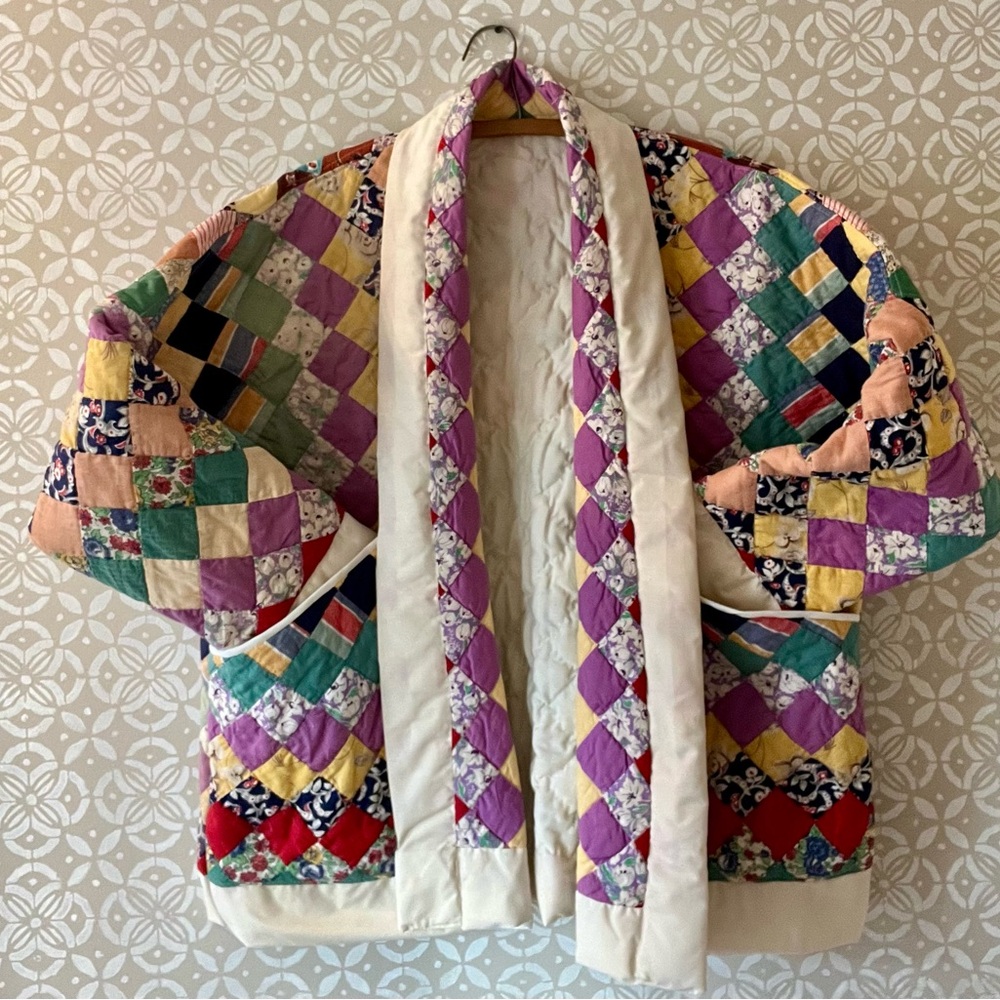 Handmade Patchwork Multicolor Women's Jacket